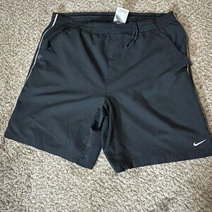 Nike Shorts Mens Medium Black Fit Dry Athletic Running Training Polyester